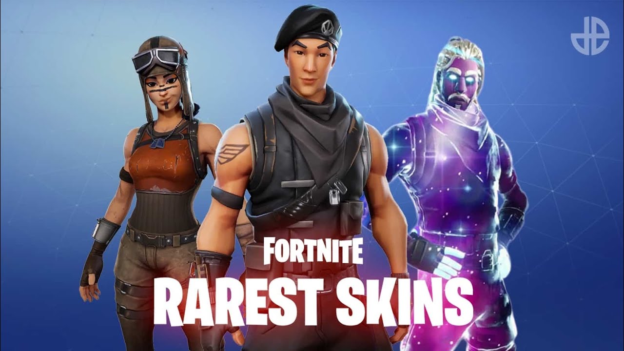 Top 10 Rarest Fortnite Skins 👌 - YouTube