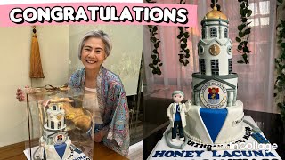 MAKING VICE MAYOR’S CAKE (Congratulations soon to be Mayor HONEY LACUNA)