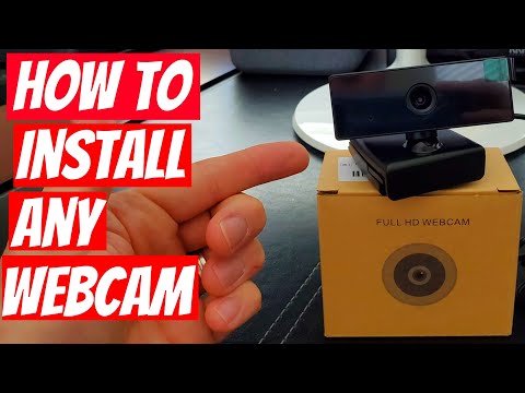 HOW TO INSTALL ANY WEBCAM - QUICK & EASY!