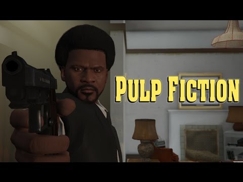 Pulp Fiction recreated in GTA V |  "SAY WHAT AGAIN"