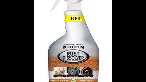 Rustoleum Rust Dissolver to Remove Surface Rust from Body Panels