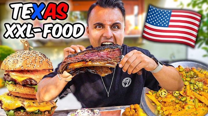 Ich esse 1 TAG nur XXL MAHLZEITEN in TEXAS