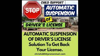 Season 2- Episode 7 - Automatic  Suspension Of Driver&#39;s License. Solution To Get Back Your License.