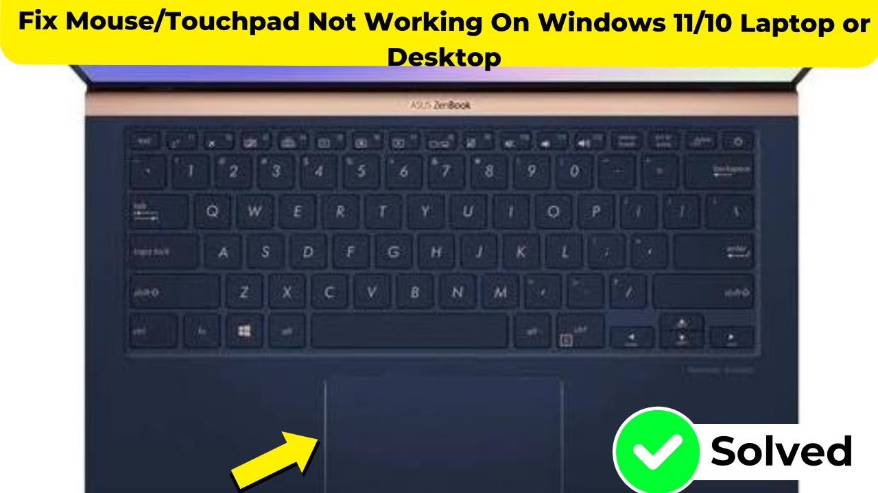 Fix Mouse/Touchpad Not Working On Windows 11/10 Laptop or Desktop - YouTube