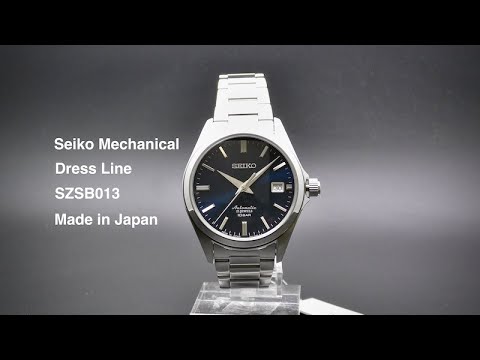 Seiko SZSB013 Automatic Mechanical Dress line - YouTube