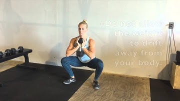 How to: Pause Goblet Squats (Booty Gainz Project)