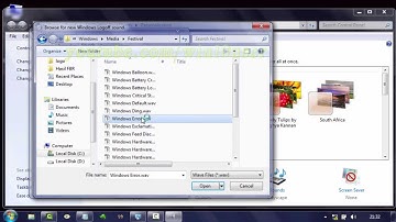 Windows 7 Tips : How to Change Windows Logoff Sound (Program Events)