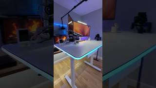 Govee Neon Rope Light Installed on My Standing Desk