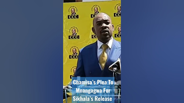 Chamisa’s Plea To Mnangagwa For Job Sikhala’s Release