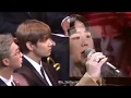 Taehyung reaction to IU (VCR drama My Ahjussi) at Culture Awards