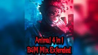 Animal 4 in 1 Bgm Mix Extended Song l Animal x Sura x Truth On The Wall Full Song l
