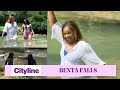 Tracy Moore visits Jamaica&#39;s Benta Falls
