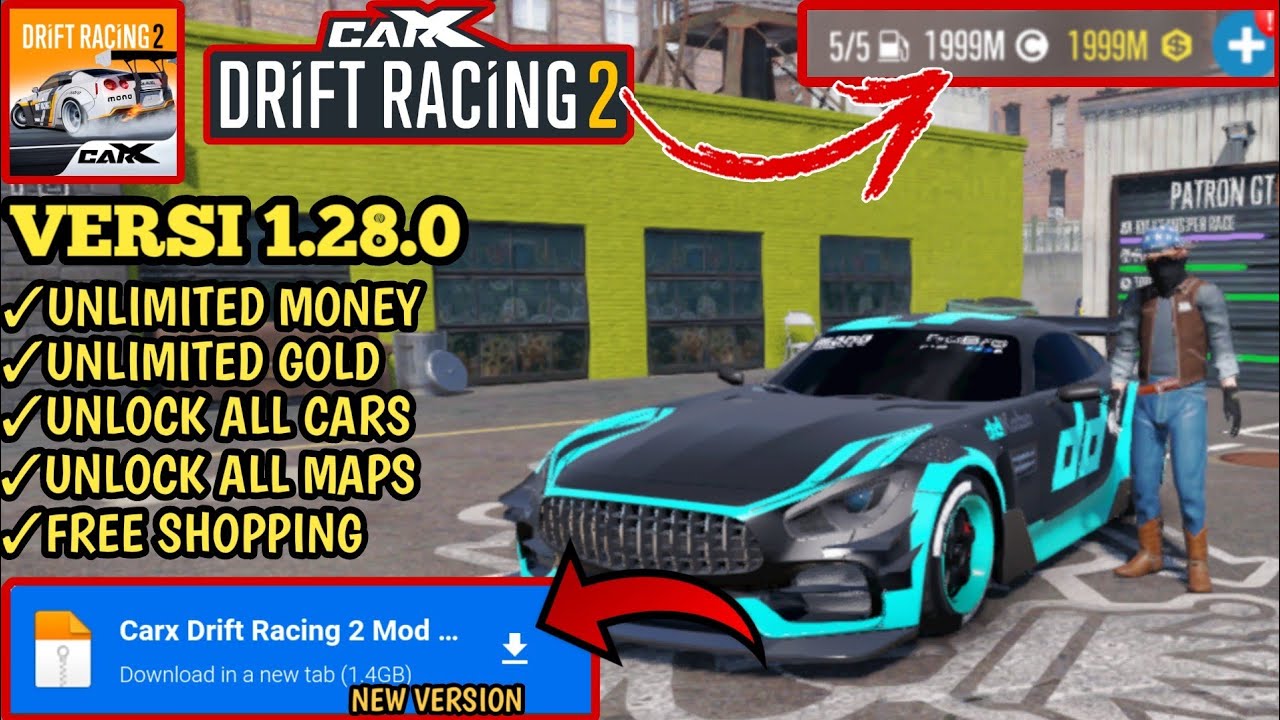 Car X Drift Racing 2 Mod Menu V1.25.1 Unlock & Unlimited All No Reset Mabar  aman 