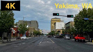 Downtown Yakima, WA Driving Tour in Summer 2023.