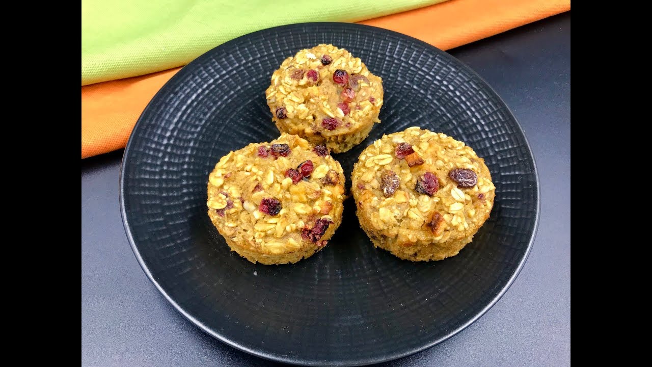 Здравословни мъфини с мюсли без брашно