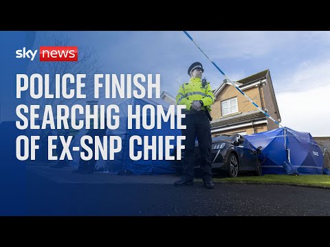 Police finish searching home of former SNP chief executive Peter Murrell