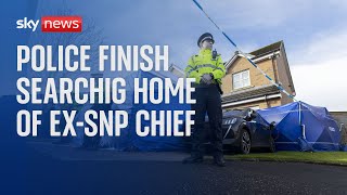 Police finish searching home of former SNP chief executive Peter Murrell