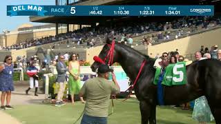 Steak Fries wins race 5 at Del Mar 7/25/26