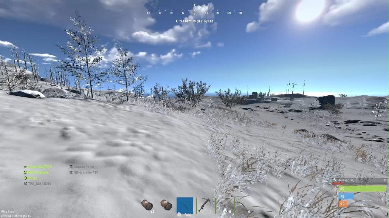 Rust console crazy 1v6 for rockets and ak's - YouTube