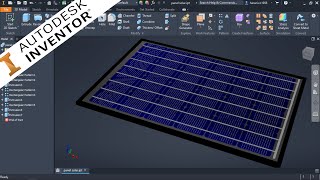 Autodesk Inventor Solar panel surya