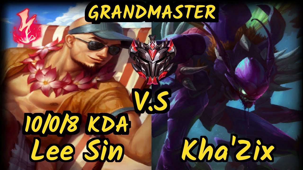 FLA Shrimp (LEE SIN) vs KHA'ZIX - 10/0/8 KDA JUNGLE GAMEPLAY - BR ...