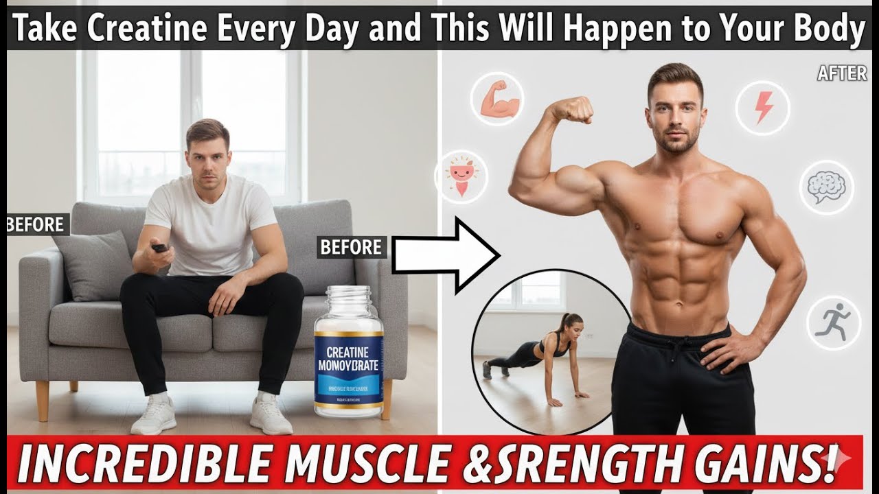 Take Creatine Every Day and This Will Happen to Your Body