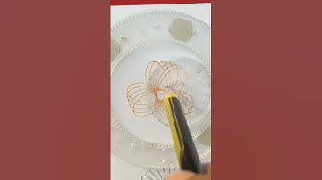 Making Flowers Designs with SPIROGRAPH RULER is at Another Level #satisfying