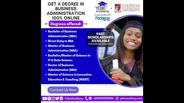 Online Degrees with Yebo & EIU