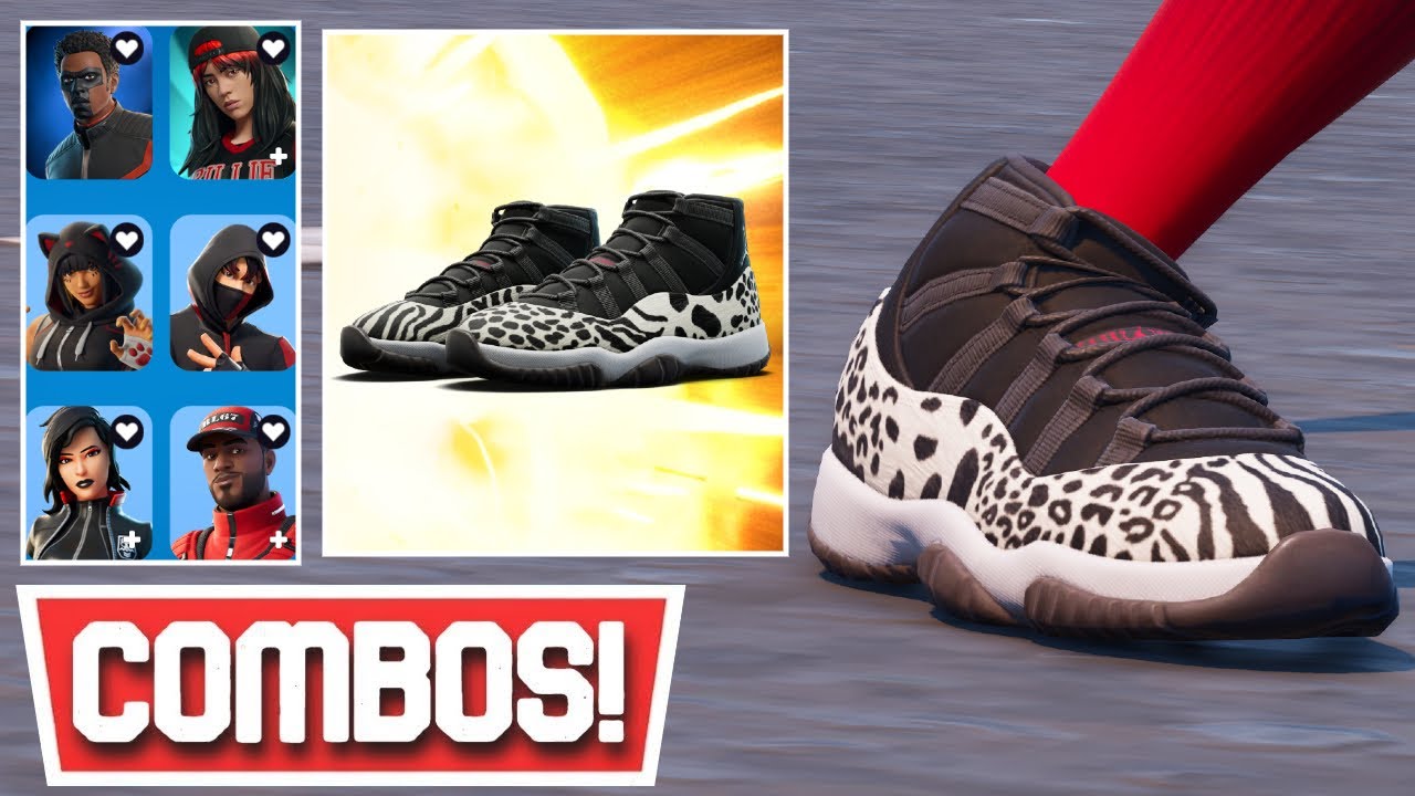 *NEW* BEST AIR JORDAN 11 RETRO 'ANIMAL INSTINCT' KICKS COMBOS! | Fortnite