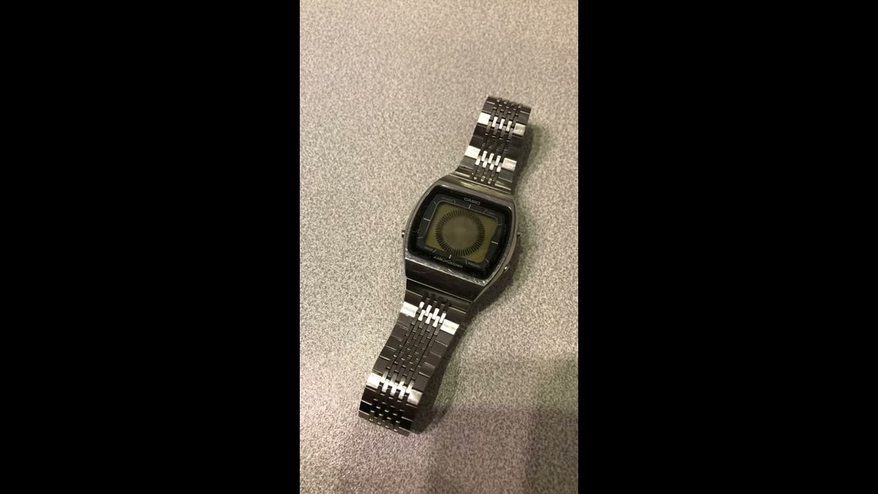 Casio A203 'Blue Thunder' Module 103 Vintage Digital Watch