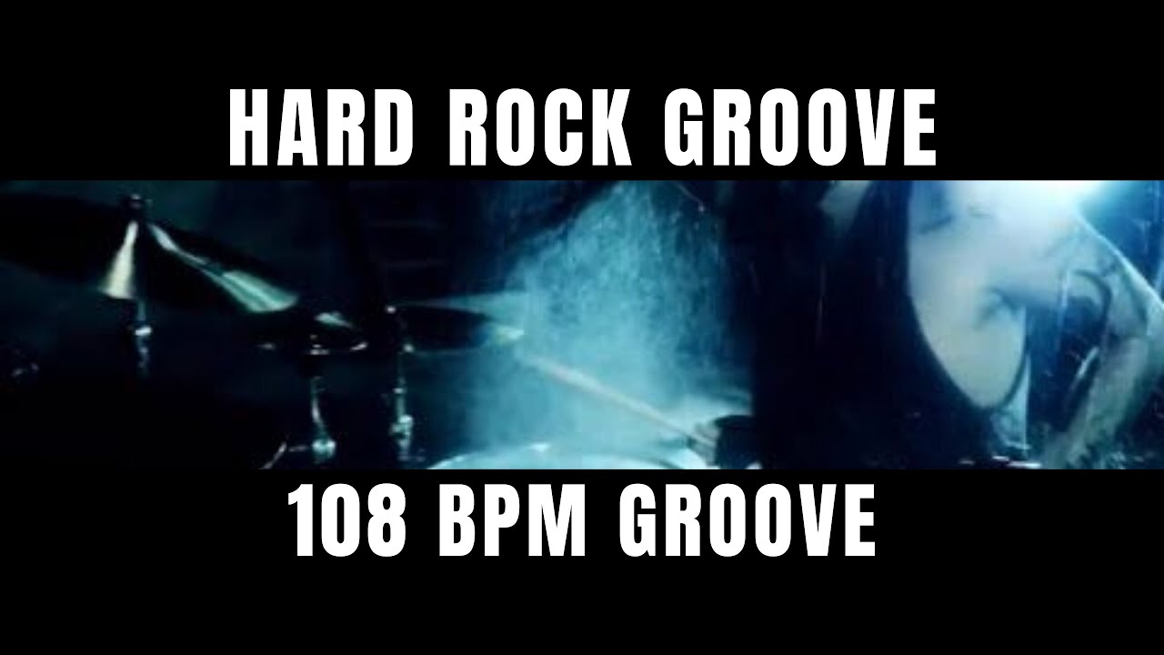 108 BPM DRUM BEAT   HARD ROCK A   4:4 DRUM TRACK   DRUM BEAT by SOLIDTRACKS