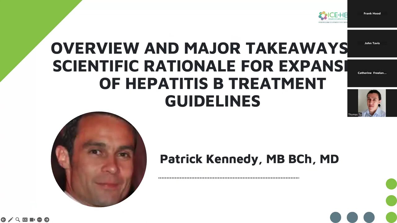 The Evidence for Expansion of Hepatitis B Treatment Guidelines Webinar Recording