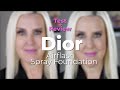 DIOR AIRFLASH SPRAY FOUNDATION Test and Review | Kathleen Color Lab Series