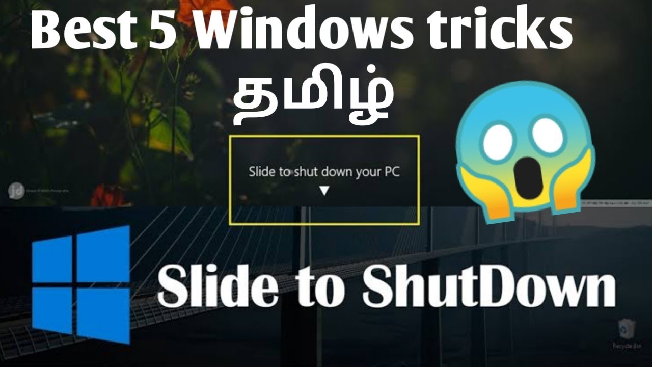Window R Fun Tricks 5 cool tricks of windows 10 tricks in tamil / 5 Cool Windows 10 Tricks ...
