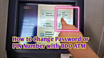 How To Change Password or PIN number with BDO ATM| Ryllstar24