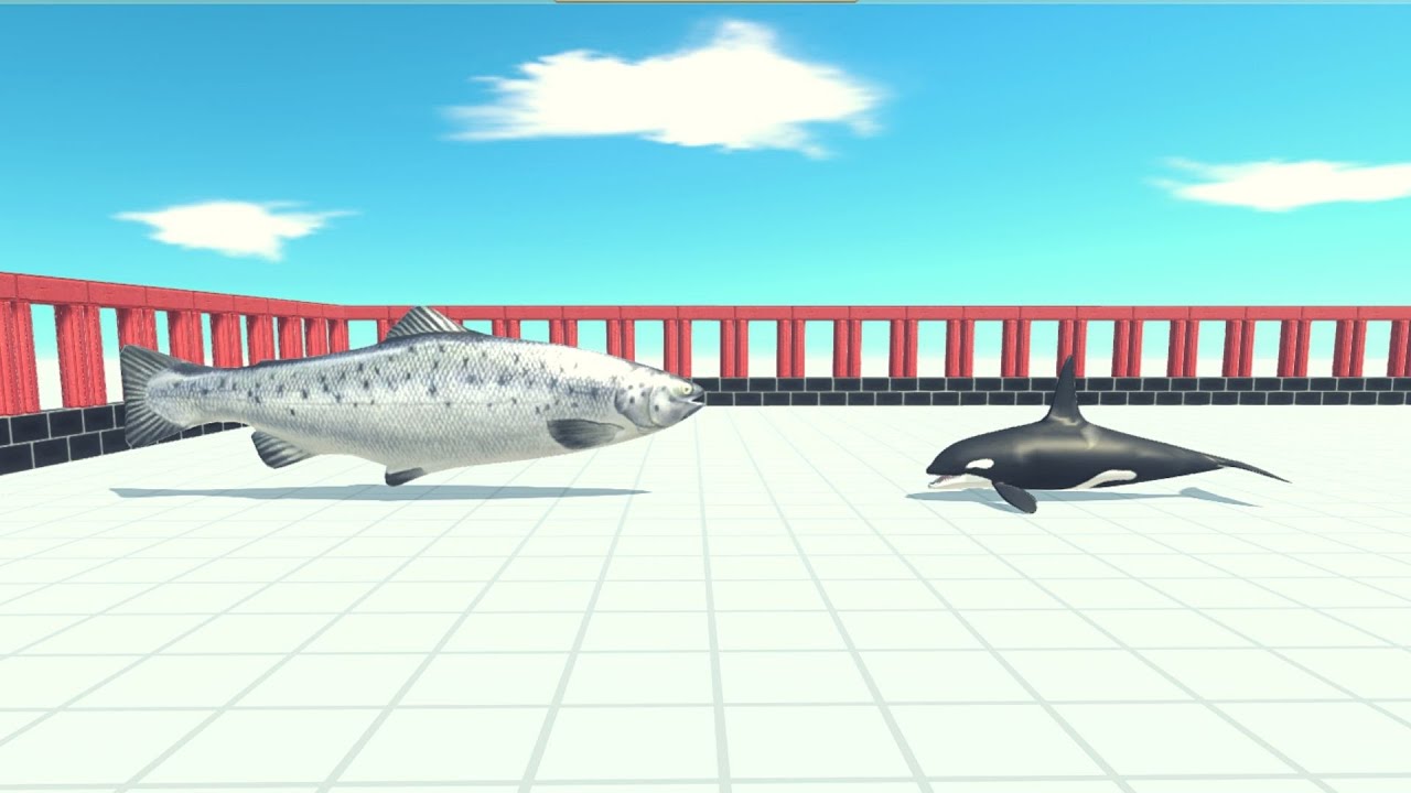 Giant Strong Salmon Vs Every Unit ARBS | Animal Revolt Battle Simulator