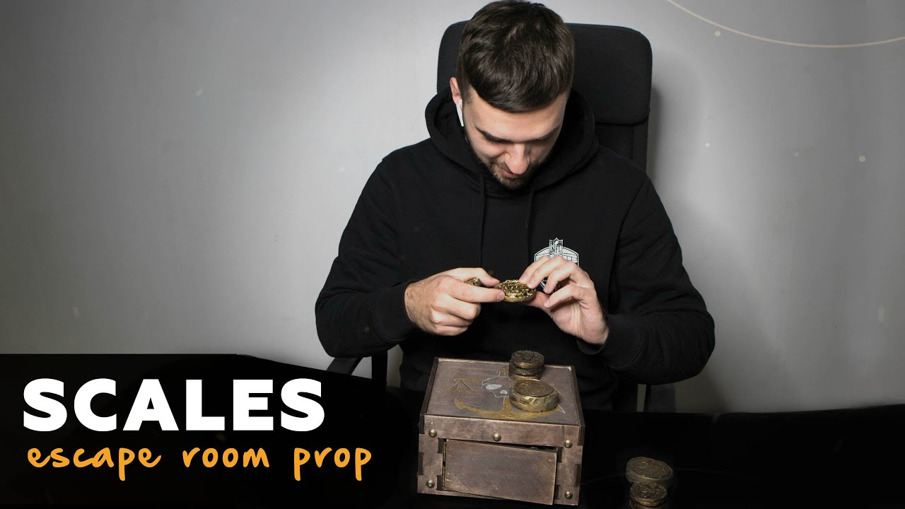 Scales box escape room prop by A+ Props escape room builder YouTube