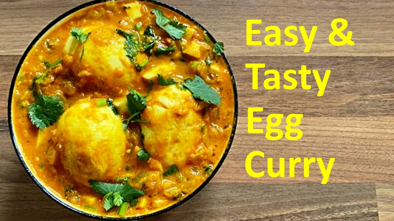 Tasty egg curry Quick and easy recipe YouTube
