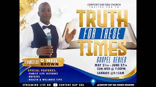 TRUTH FOR THESE DAYS - A World In Turmoil