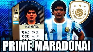 PRIME ICON MARADONA 97! THE BEST PLAYER IN FIFA 18! FIFA 18 ULTIMATE TEAM