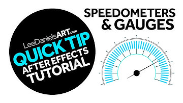 After Effects Tutorial | QUICK TIP | Speedometers & Gauges