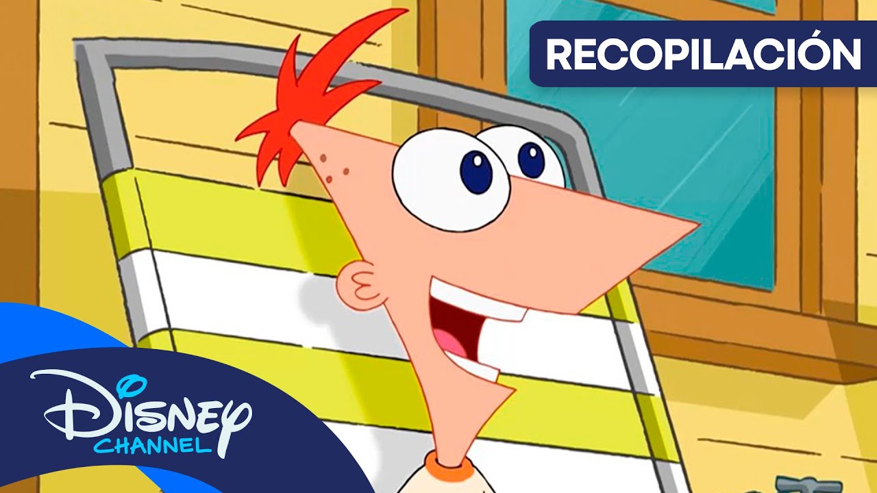 PHINEAS Y FERB: Las canciones con más ritmo de la serie 🕺🎶 | RECOPILACION | @disneychannelES
