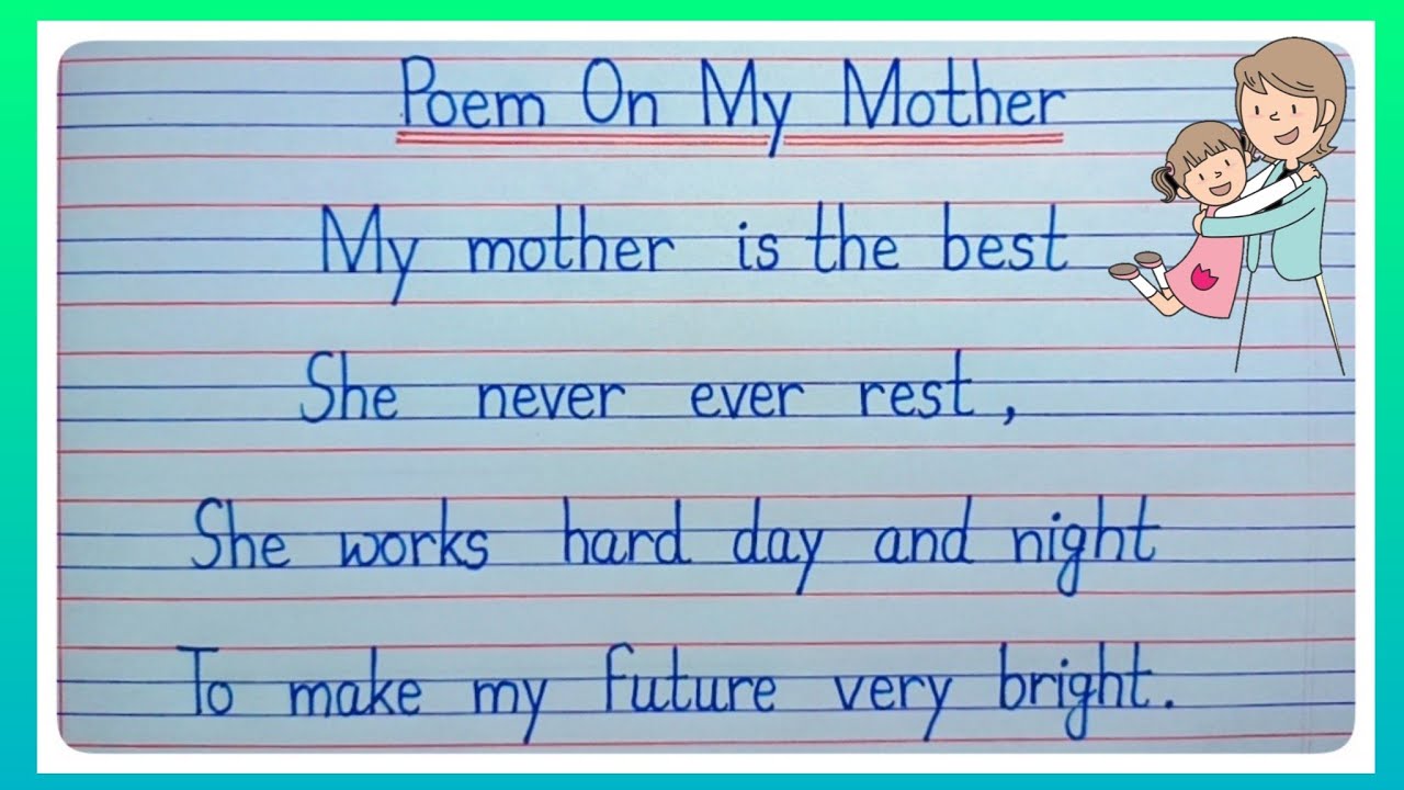 what makes a mother poem