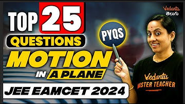 Top 25 PYQs  Motion in One Plane | Class 11 | JEE 2024 | EAMCET 2024 | KRD Ma