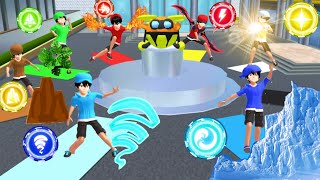 7 kuasa boboiboy bersatu selamatkan ocobot dari kurungan | SAKURA SCHOOL SIMULATOR