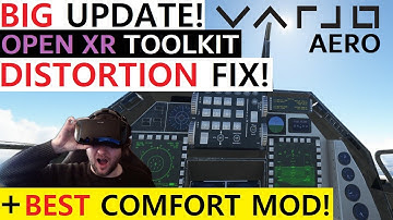 VARJO AERO DISTORTION FIX! OPENXR TOOLKIT GUIDE & BEST VR MOD | MSFS 50FPS SHOWCASE