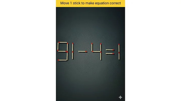 ONLY 1% CAN SOLVE! 🧠 Move 1 Stick To Fix The Equation! 😱 Hardest Math Problem 🇺🇸 🇨🇦 🇬🇧 🇦🇺