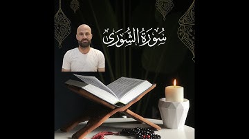 سورة الشورى من 6 الى 9 |  القارئ قاسم الجمل 🌼🎧