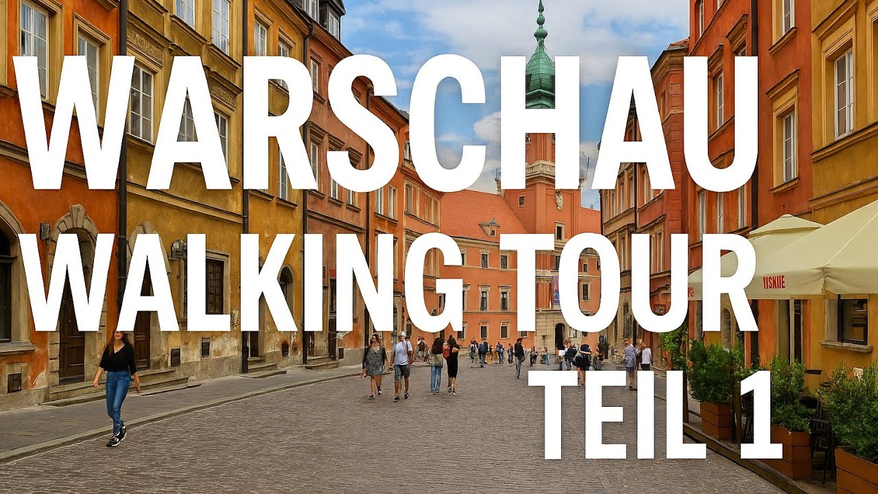 Warschau Walking Tour 🇵🇱  Entdecke die Altstadt zu Fuß – Teil 1