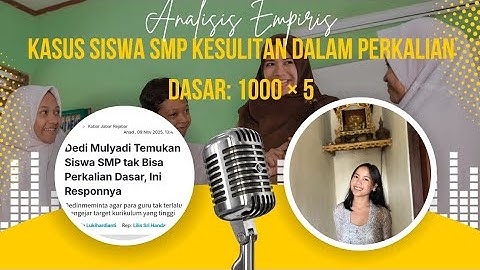 Analisis Empiris Numerasi SMP:Implementasi Deep Learning dalam Transformasi Kurikulum Nasional 2025📝
